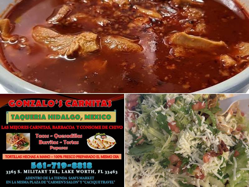 Gonzalos Taqueria Y Carnitas Menu