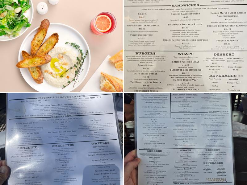 Herschel's Scratch Kitchen Menu