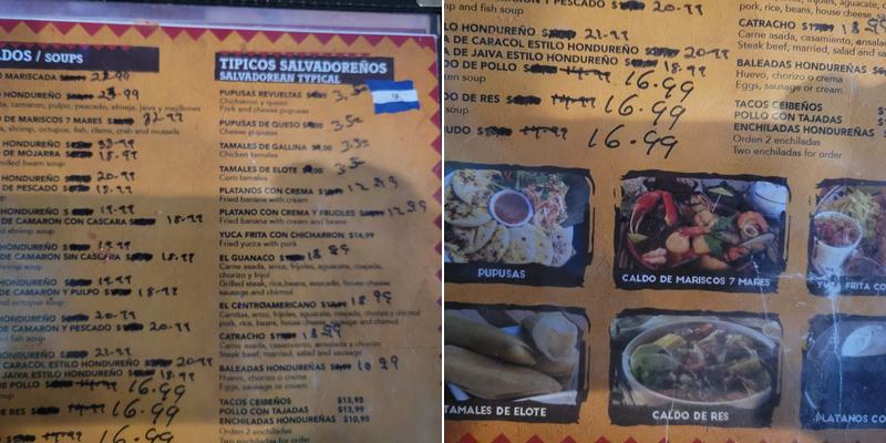Mi Rancho #2 Menu