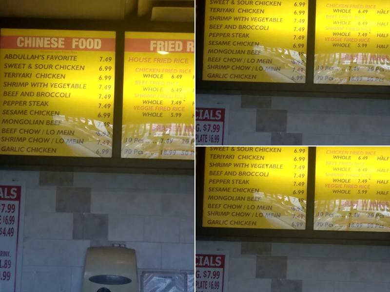 Abdullah the Butcher WestEnd Menu