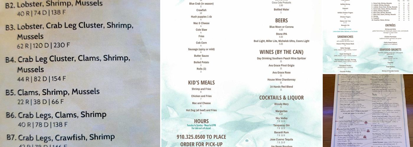 Boro Low Country Kitchen Menu