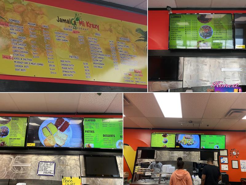 Jamaica Mi Krazy Menu