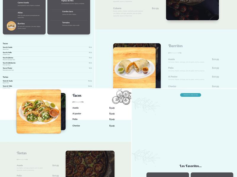 J's Taqueria Menu
