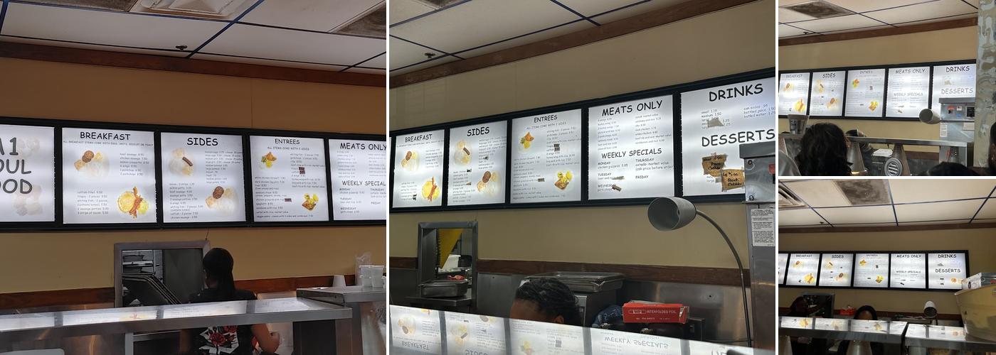 A1 Soulfood Menu