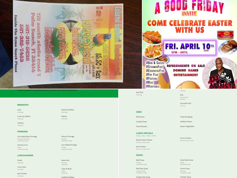 Island Basket | Jamaican Restaurant | Wellington, FL Menu