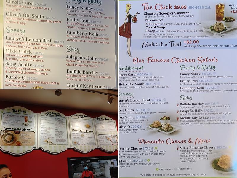 Chicken Salad Chick Menu