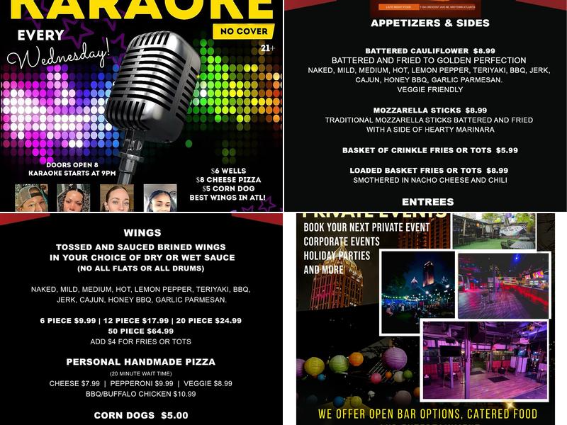 MSR My Sisters Room Menu