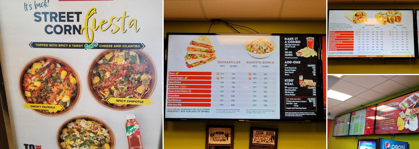 Quesada Burritos & Tacos Menu