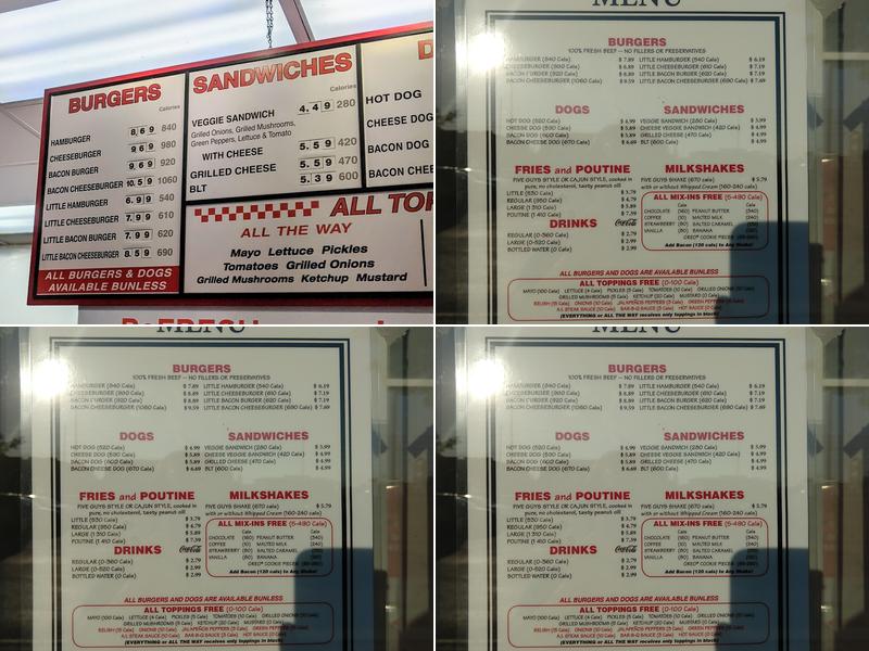 Five Guys Menu