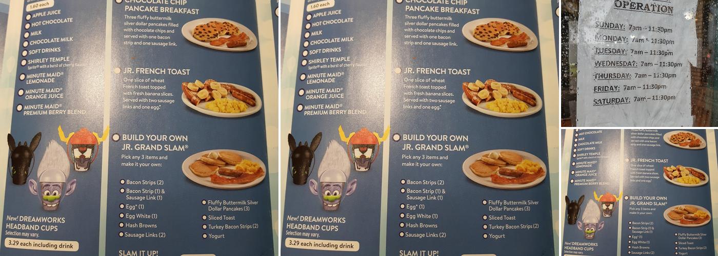 Denny's Menu