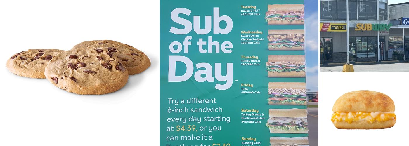 Subway Menu
