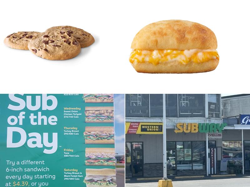 Subway Menu