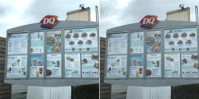 Dairy Queen Menu