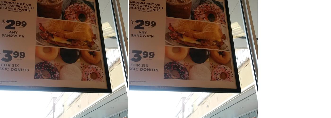 Dunkin' Menu