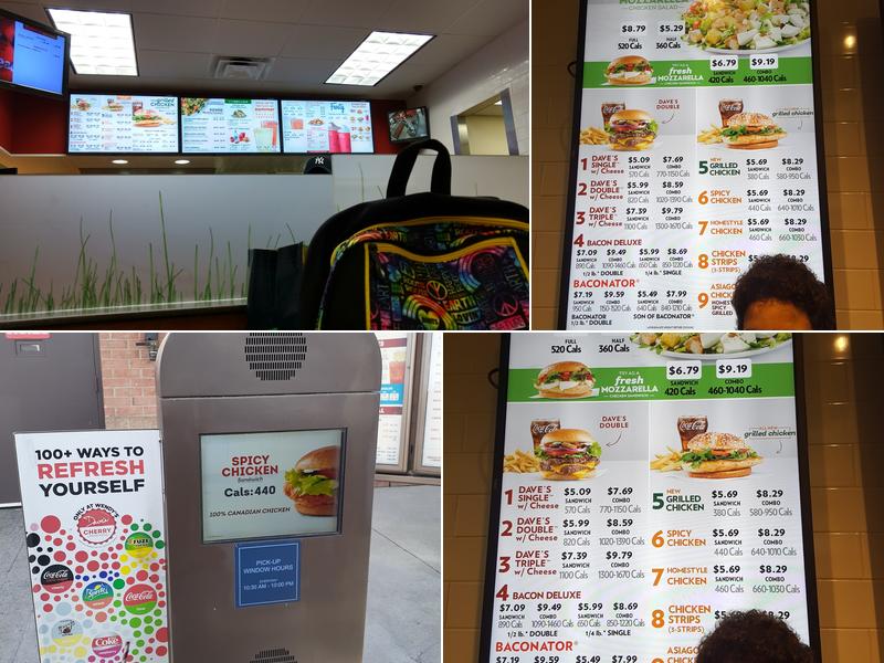 Wendy's Menu