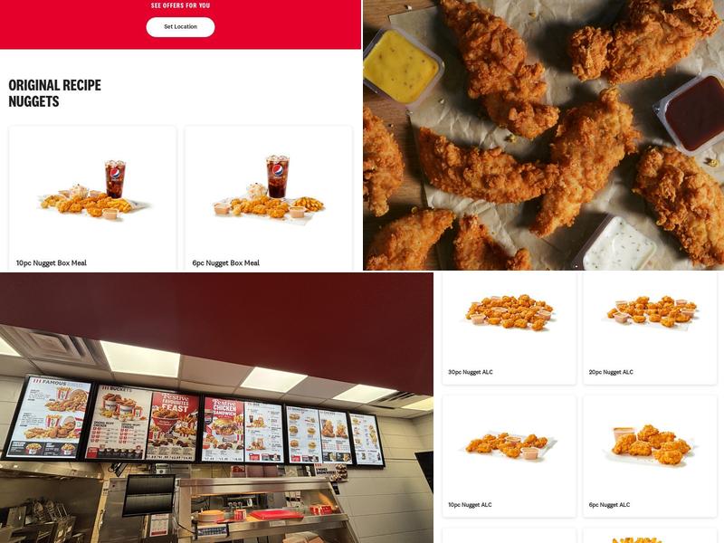 KFC Menu
