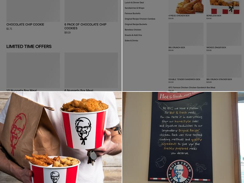 KFC Menu