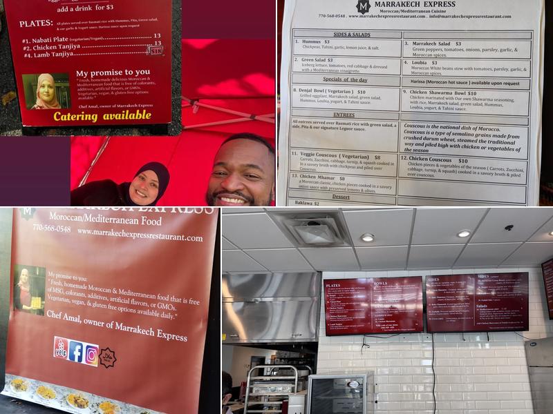 Marrakech Express Menu