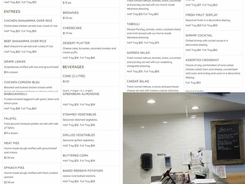 Leila's Lebanese Kitchen Menu