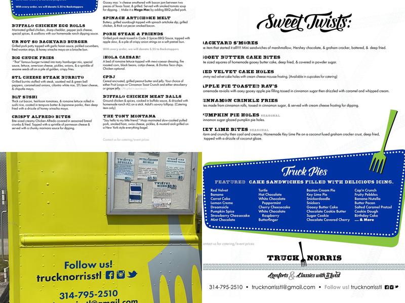 Truck Norris STL Menu