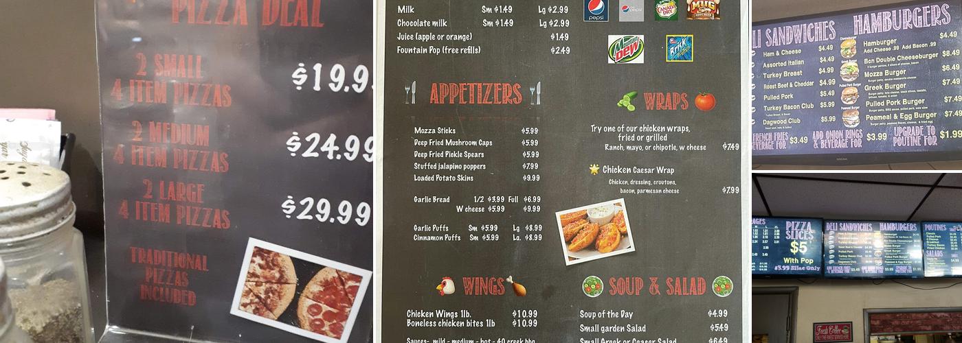 Thamesville Fast & Fresh Menu