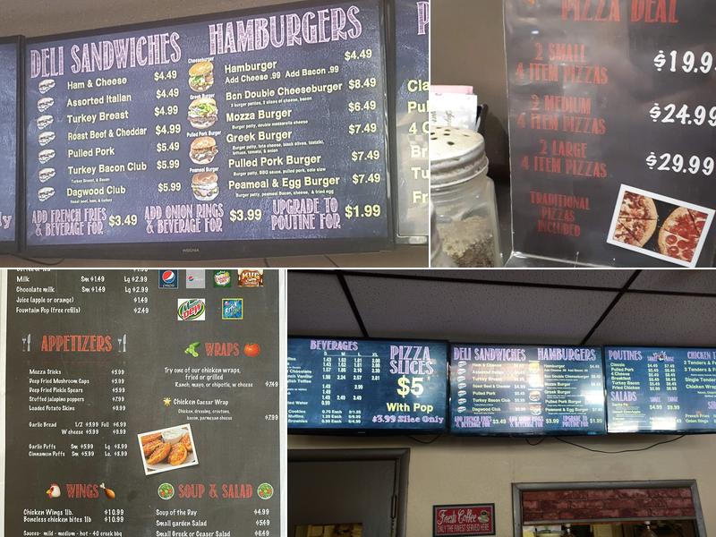 Thamesville Fast & Fresh Menu