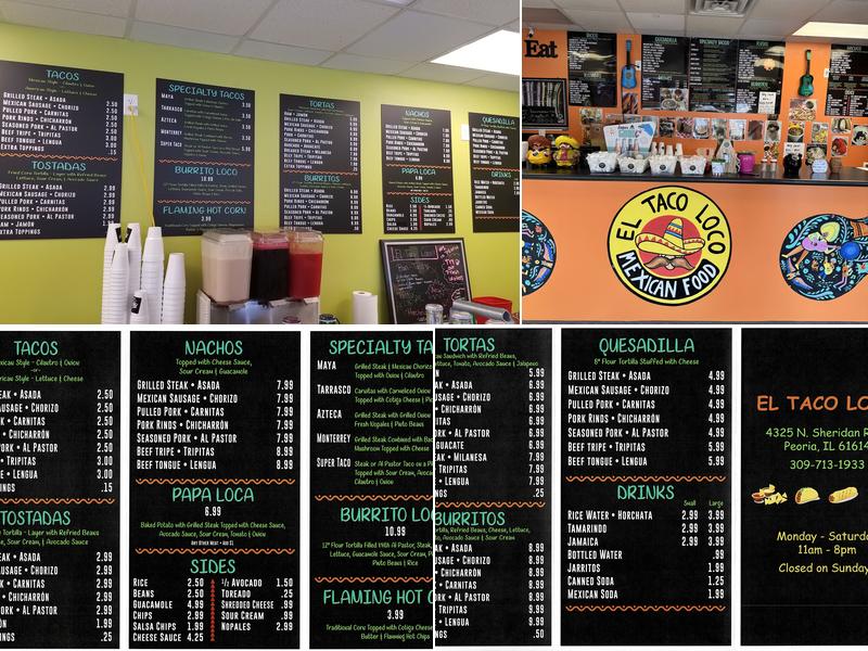 El Taco Loco Menu