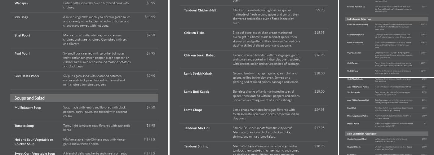 TOI SOCIAL After Hours Bar Menu