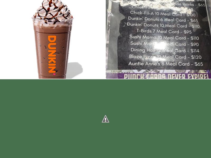 Dunkin' Menu