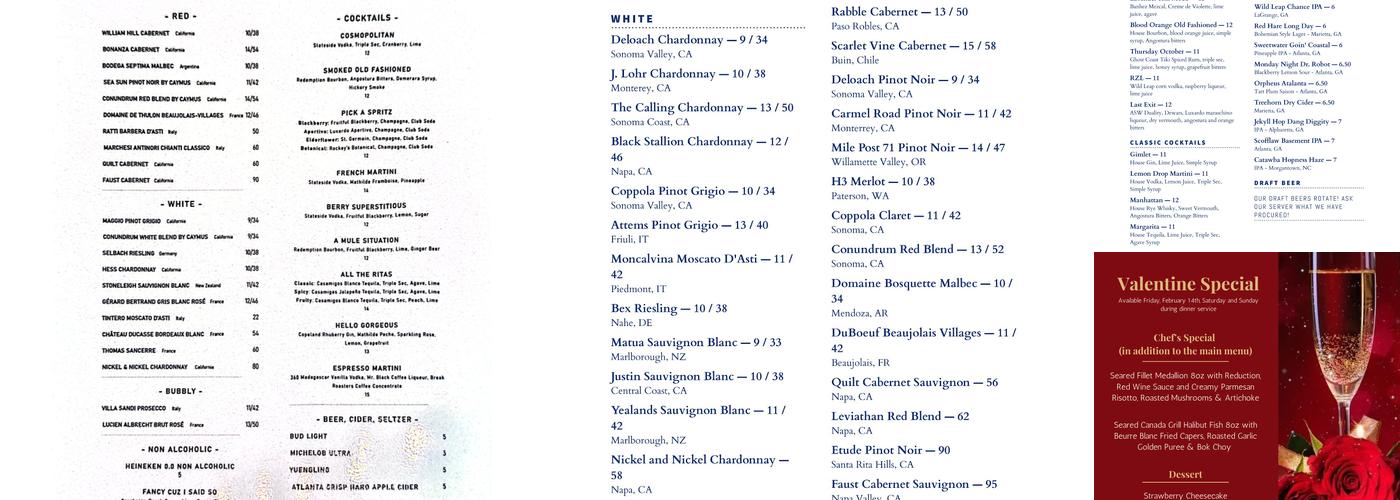 Local on North Menu