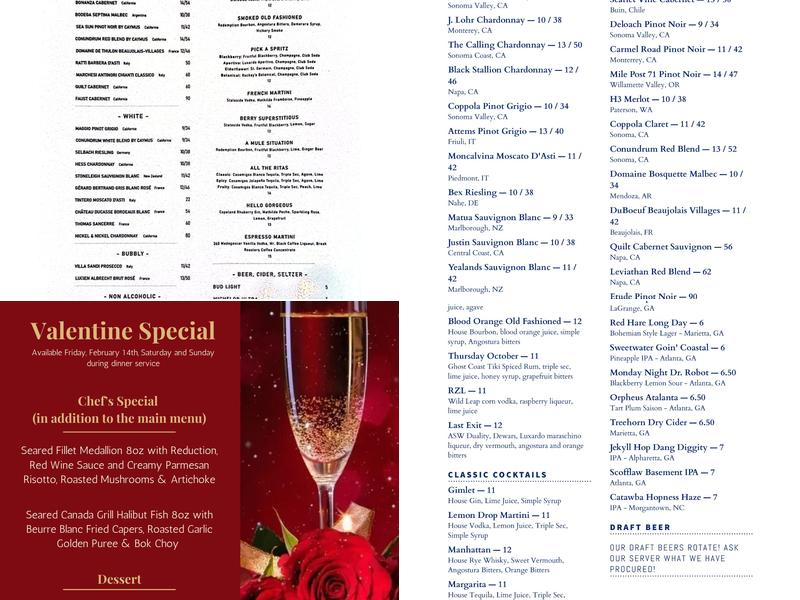 Local on North Menu