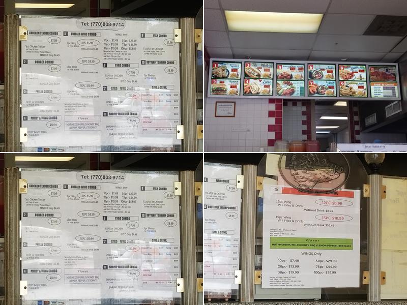 American Wings Menu