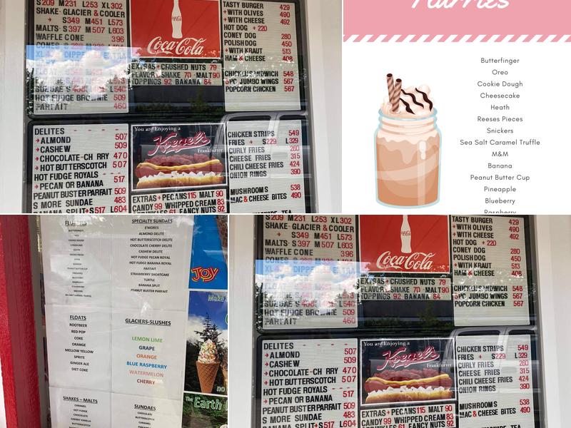 The Freezer Menu