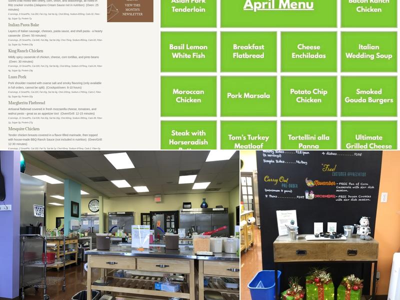 Time For Dinner Menu