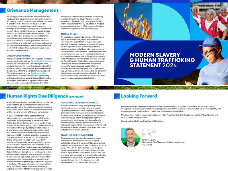 Frito-Lay Savannah PEC Menu