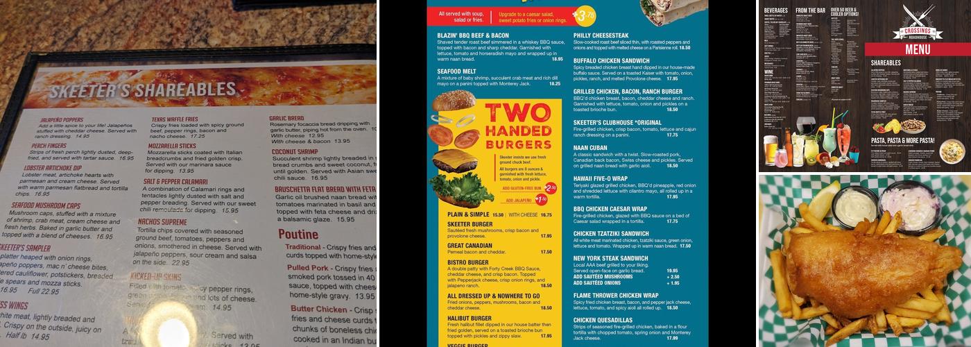 Skeeter Barlow's Forest Menu