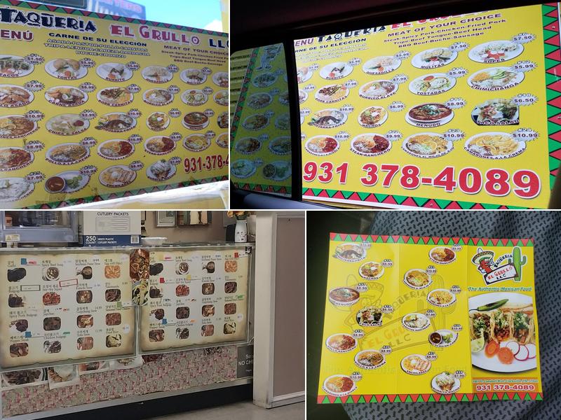 El Grullo Express Menu