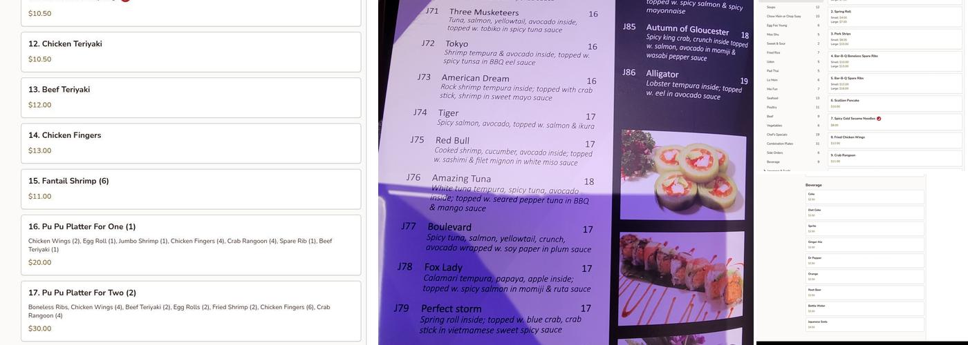 Midori Menu
