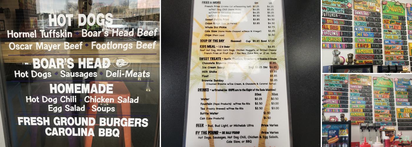 L. A. Dog Menu