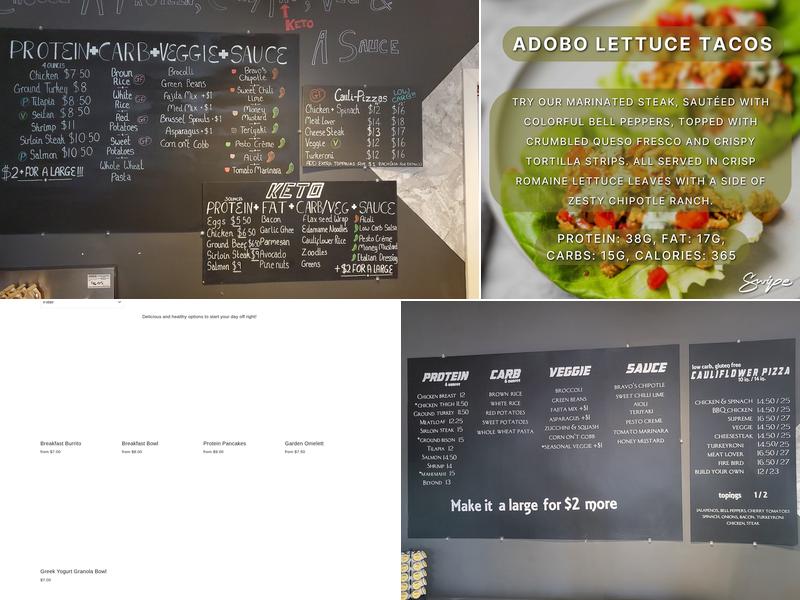 Bravo Eats Menu