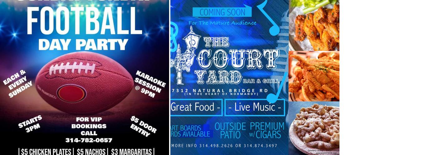 The courtyard bar and grill Menu