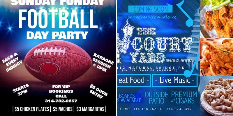 The courtyard bar and grill Menu