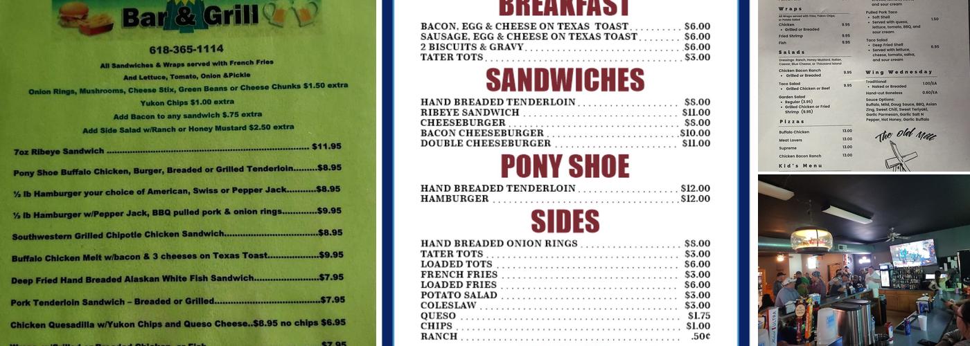 The Old Mill Menu