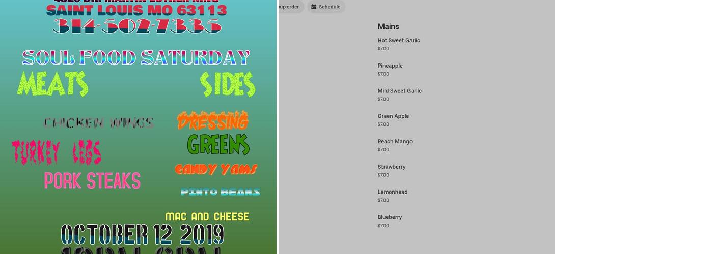 Dee Dee’s Pickles LLC Menu