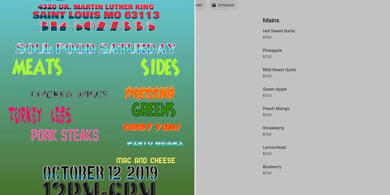 Dee Dee’s Pickles LLC Menu