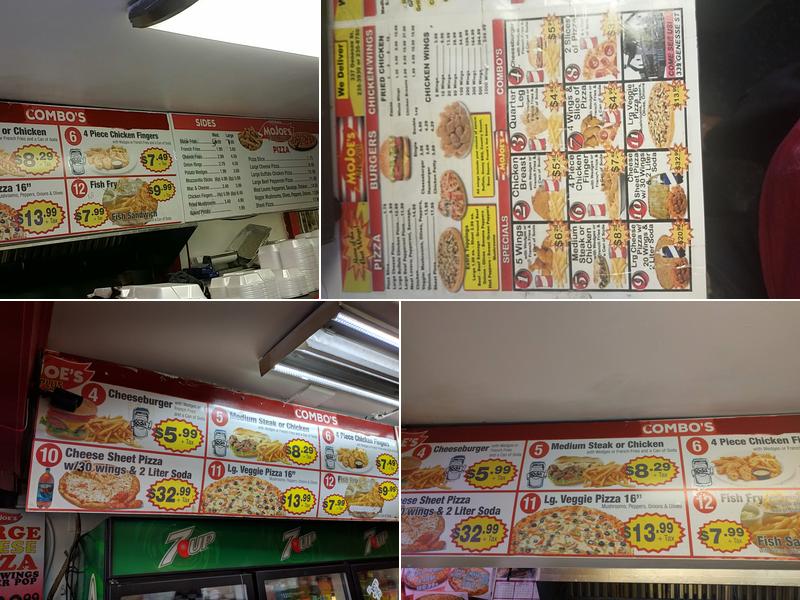 Mojoe's Plus Menu