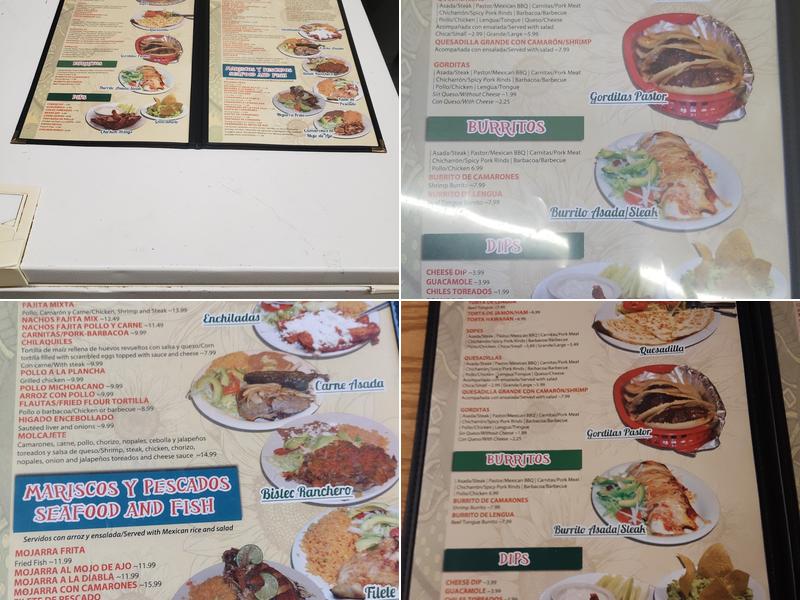 Los Girasoles Menu