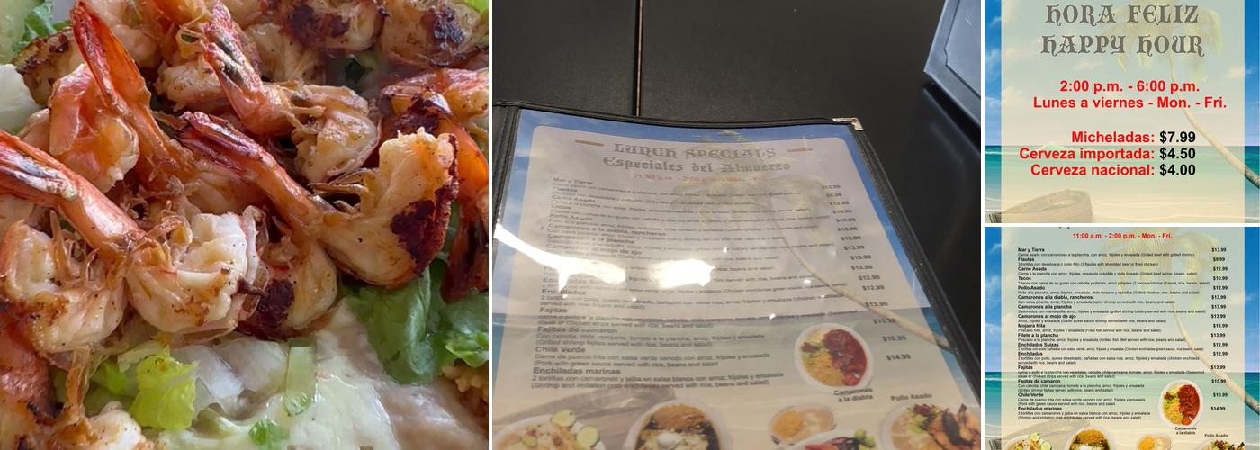 Mariscos El Paraiso Menu