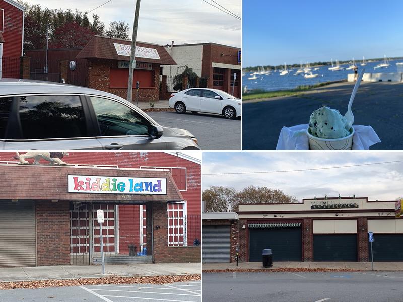 Homemade Ice Cream and Popcorn