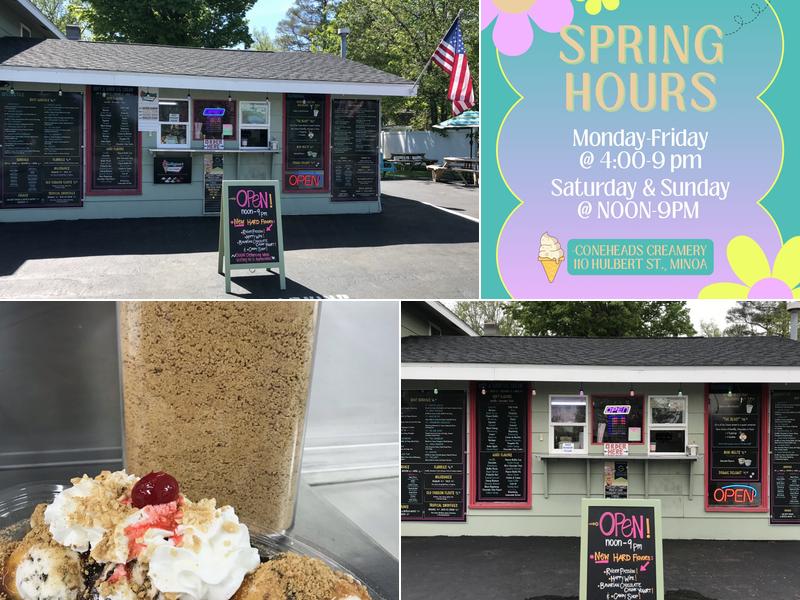 Coneheads Ice Cream 110 Hulbert St, Minoa